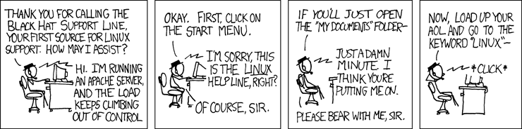 XKCD - Black Hat Support