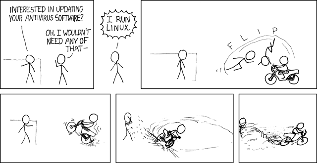 XKCD Linux User At Best Buy