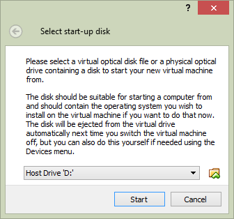 Virtualbox installatie